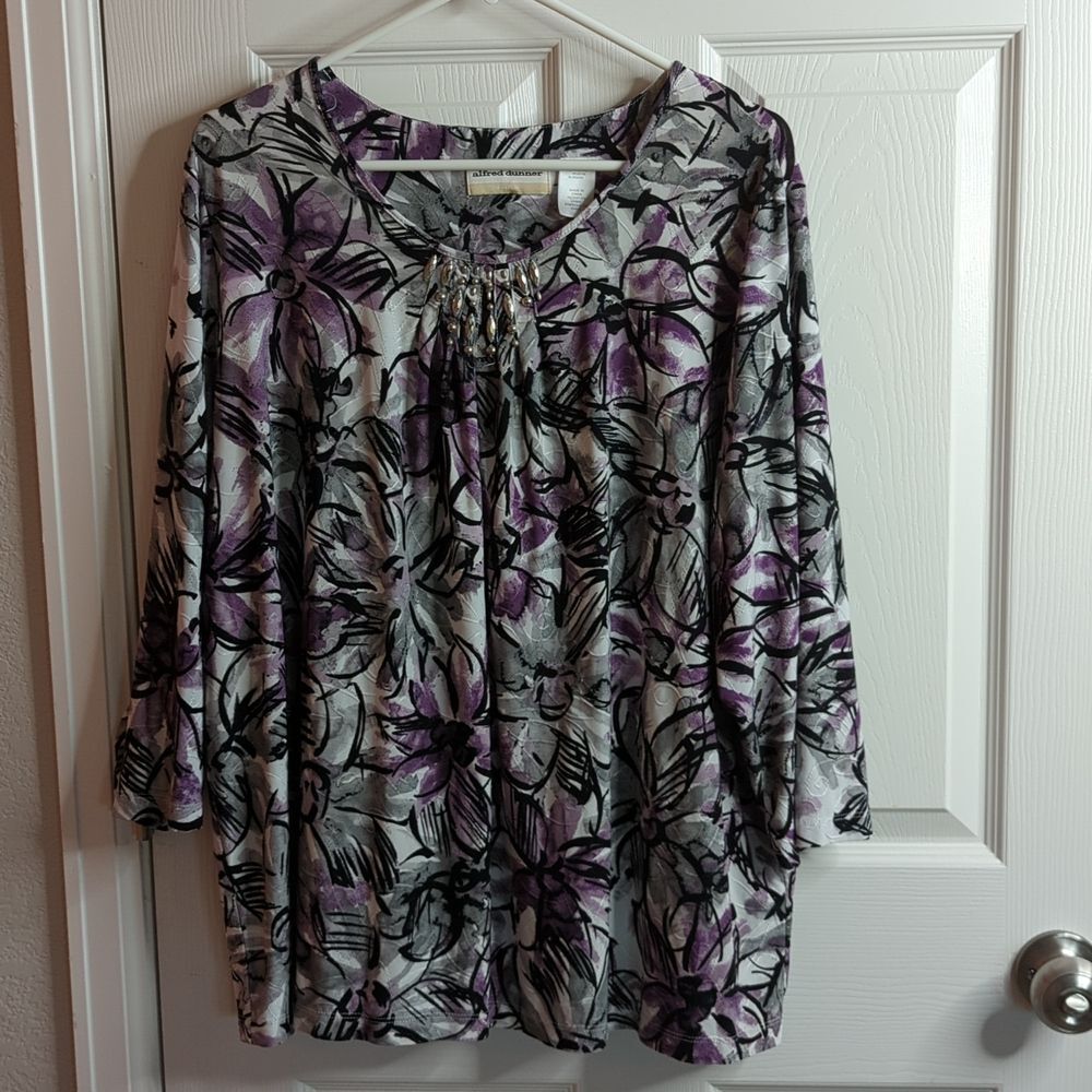 Alfred Dunner top size 1X